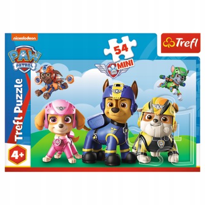 Puzzle Psi Patrol 54 elementy Trefl 19756 – edukacyjna układanka, rozwój i zabawa