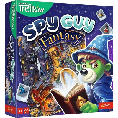 Spy Guy Fantasy – gra planszowa Rodzina Treflików 02577 | Kooperacyjna, edukacyjna, rodzinna