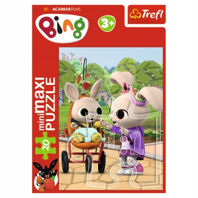 Puzzle miniMAXI Bing 20 elementów – edukacyjna układanka dla dzieci 3+ 21131