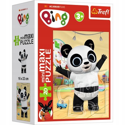 Puzzle miniMAXI Bing 20 elementów – edukacyjna układanka dla dzieci 21130