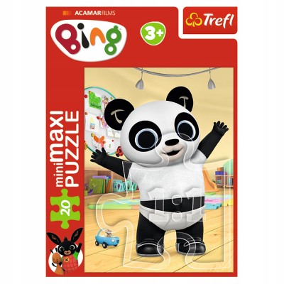 Puzzle miniMAXI Bing 20 elementów – edukacyjna układanka dla dzieci 21130