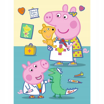 Puzzle Peppa Pig 20 elementów miniMAXI – bajkowa układanka edukacyjna | Trefl 21127