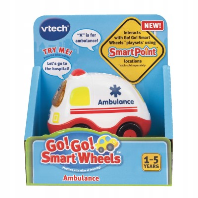 Karetka Tut Tut Autka VTech – ambulans interaktywny dla dzieci z dźwiękami i światłami 60805