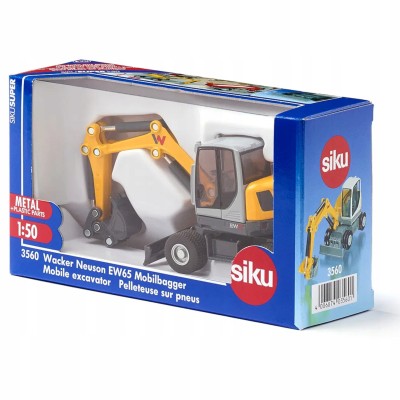 Koparka Wacker Neuson EW65 metalowa 1:50 z ruchomymi elementami Siku 3560 Koparka Wacker Neuson EW65 metalowa 1:50 z ruchomymi elementami Siku 3560