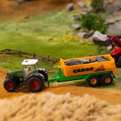 Traktor Fendt z podnośnikiem – metalowy model rolniczy 1:50 Siku S1989 Traktor Fendt z podnośnikiem – metalowy model rolniczy 1:50 Siku S1989