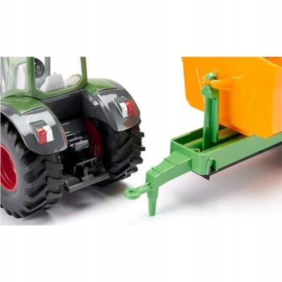 Traktor Fendt z podnośnikiem – metalowy model rolniczy 1:50 Siku S1989 Traktor Fendt z podnośnikiem – metalowy model rolniczy 1:50 Siku S1989