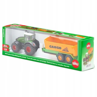 Traktor Fendt z podnośnikiem – metalowy model rolniczy 1:50 Siku S1989 Traktor Fendt z podnośnikiem – metalowy model rolniczy 1:50 Siku S1989