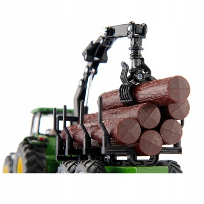 Realistyczny traktor z przyczepą leśną Siku Farmer – trwały metalowy model do zabawy i kolekcji | S1954 Realistyczny traktor z przyczepą leśną Siku Farmer – trwały metalowy model do zabawy i kolekcji | S1954