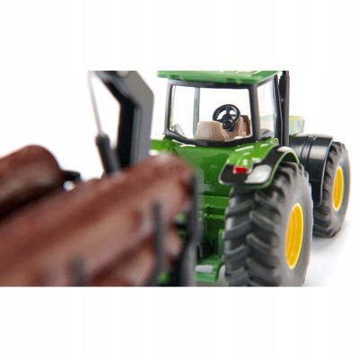 Realistyczny traktor z przyczepą leśną Siku Farmer – trwały metalowy model do zabawy i kolekcji | S1954 Realistyczny traktor z przyczepą leśną Siku Farmer – trwały metalowy model do zabawy i kolekcji | S1954