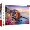Puzzle krajobraz Manarola Włochy 1500 el. – odprężenie i satysfakcja z układania | Trefl 26137