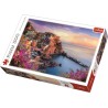 Puzzle krajobraz Manarola Włochy 1500 el. – odprężenie i satysfakcja z układania | Trefl 26137