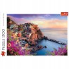 Puzzle krajobraz Manarola Włochy 1500 el. – odprężenie i satysfakcja z układania | Trefl 26137