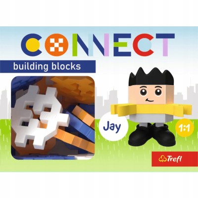 Zestaw klocków Connect - Pocket Boy: Jay 35 elementów 4+ Trefl 62006 Zestaw klocków Connect - Pocket Boy: Jay 35 elementów 4+ Trefl 62006