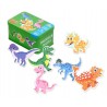 Moje pierwsze puzzle Dinozaury 27 el. – układanki dla dzieci w metalowej puszce
