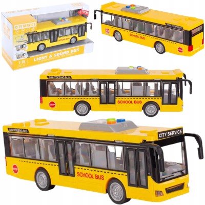 Autobus szkolny zabawka z dźwiękami, światłami i napędem