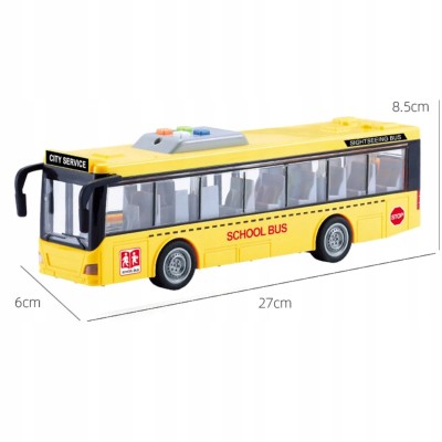 Autobus szkolny zabawka z dźwiękami, światłami i napędem
