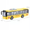 Duży autobus szkolny zabawka z dźwiękami, światłami i otwieranymi drzwiami | Napęd manualny, funkcje interaktywne