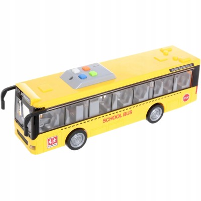 Autobus szkolny zabawka z dźwiękami, światłami i napędem