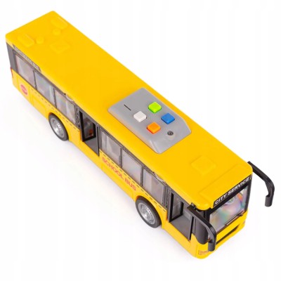 Autobus szkolny zabawka z dźwiękami, światłami i napędem