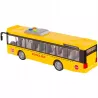 Duży autobus szkolny zabawka z dźwiękami, światłami i otwieranymi drzwiami | Napęd manualny, funkcje interaktywne