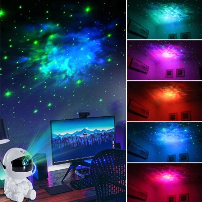 Projektor Gwiazd Astronauta – Lampka Nocna LED z Pilotem dla Dzieci i Dorosłych