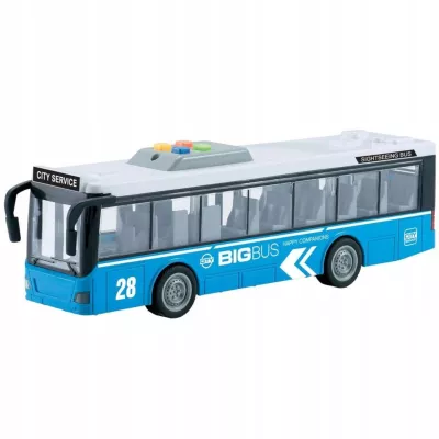 Duży autobus miejski z dźwiękami i światłami – zabawka dla dzieci 3+