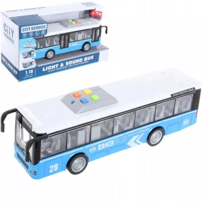 Duży autobus miejski z dźwiękami i światłami – zabawka dla dzieci 3+