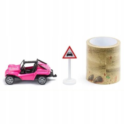 Pojazd Buggy z taśmą i znakiem – model terenowy Siku S1604 do zabawy i kolekcji