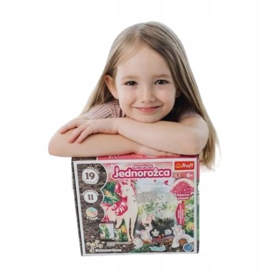 Zestaw naukowy Terrarium z jednorożcem | Edukacyjna zabawa dla dzieci Trefl Science4you 61940