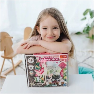 Zestaw naukowy Terrarium z jednorożcem | Edukacyjna zabawa dla dzieci Trefl Science4you 61940