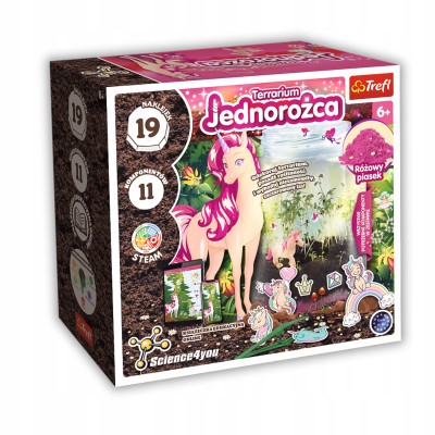 Zestaw naukowy Terrarium z jednorożcem | Edukacyjna zabawa dla dzieci Trefl Science4you 61940