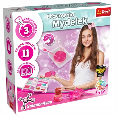 Pracownia Mydełek – zestaw do tworzenia pachnących mydeł | Trefl Science4you 61114