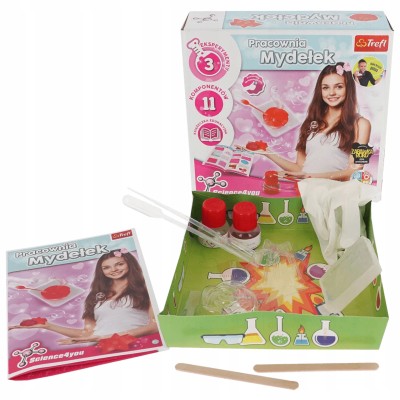 Pracownia Mydełek – zestaw do tworzenia pachnących mydeł | Trefl Science4you 61114