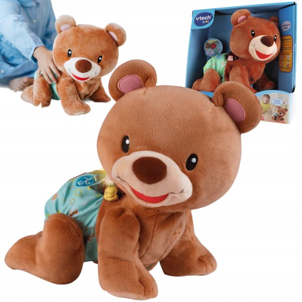 Raczkujący Miś Tuptuś interaktywny edukacyjny pluszak VTech 60824