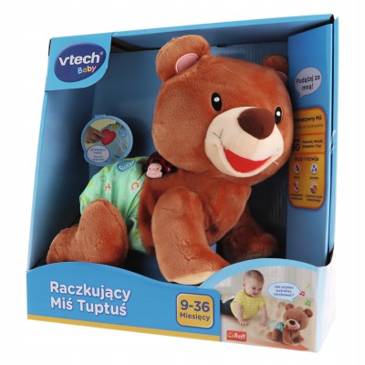 Miś Tuptuś interaktywny raczkujący pluszak edukacyjny VTech 60824 Miś Tuptuś interaktywny raczkujący pluszak edukacyjny VTech 60824