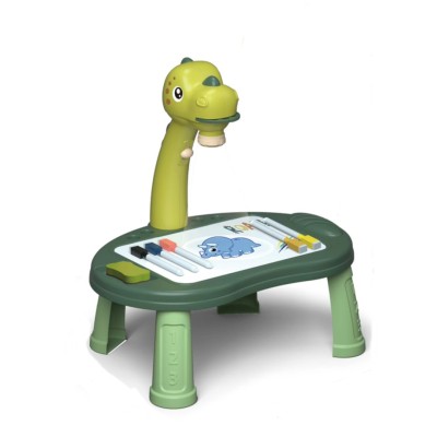 Projektor Dinozaur do Rysowania 3w1 + Gry Planszowe | Edukacyjna Zabawka dla Dzieci