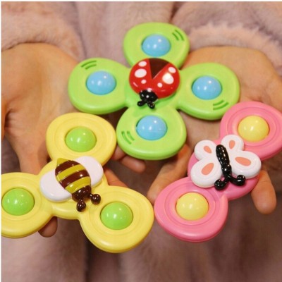 Zestaw sensoryczny Top Spinner z grzechotką i przyssawkami - zabawa i skupienie dla niemowląt Zestaw sensoryczny Top Spinner z grzechotką i przyssawkami - zabawa i skupienie dla niemowląt