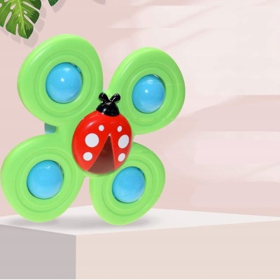 Zestaw sensoryczny Top Spinner z grzechotką i przyssawkami - zabawa i skupienie dla niemowląt Zestaw sensoryczny Top Spinner z grzechotką i przyssawkami - zabawa i skupienie dla niemowląt