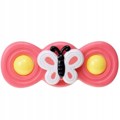 Zestaw sensoryczny Top Spinner z grzechotką i przyssawkami - zabawa i skupienie dla niemowląt Zestaw sensoryczny Top Spinner z grzechotką i przyssawkami - zabawa i skupienie dla niemowląt