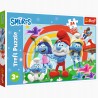 Puzzle 24 Maxi Smerfny dzień – edukacyjna układanka dla dzieci Trefl 14374