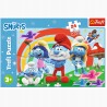 Puzzle 24 Maxi Smerfny dzień – edukacyjna układanka dla dzieci Trefl 14374