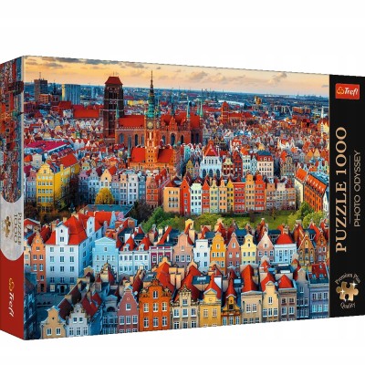 Puzzle 1000 el. Photo Odyssey Widok na Gdańsk – relaksująca układanka Trefl 10856