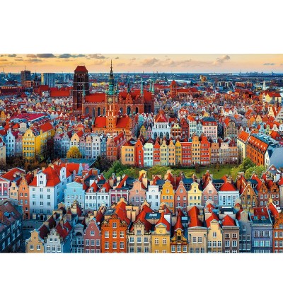 Puzzle 1000 el. Photo Odyssey Widok na Gdańsk – relaksująca układanka Trefl 10856
