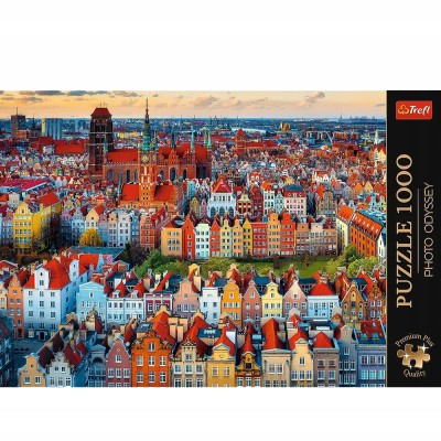 Puzzle 1000 el. Photo Odyssey Widok na Gdańsk – relaksująca układanka Trefl 10856