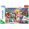 Puzzle 24 maxi Zimowy czas z Treflikami – bajkowa układanka dla dzieci Trefl 14360