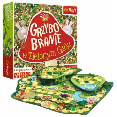 Rodzinna gra planszowa Grzybobranie – zabawa w lesie dla dzieci Trefl 00988
