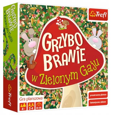 Rodzinna gra planszowa Grzybobranie – zabawa w lesie dla dzieci Trefl 00988