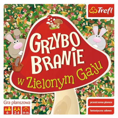 Rodzinna gra planszowa Grzybobranie – zabawa w lesie dla dzieci Trefl 00988