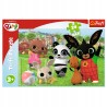 Puzzle Bing Maxi 24 el. Zabawa w parku – Układanka dla dzieci Trefl 14306