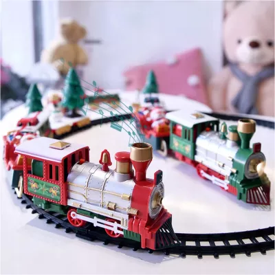 Kolejka na choinkę elektryczna świąteczna pociąg ciuchcia tory 288